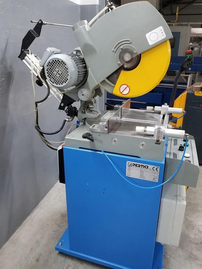 Used SINGLE HEAD SAW PERTICI UNIVER 40 AI YEAR 2008