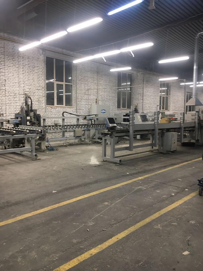Used HAFFNER CUTTING AND MACHINING CENTRE TYPE 220 WITH AUTOMATIC REINFORCEMENT SAW YEAR 2009