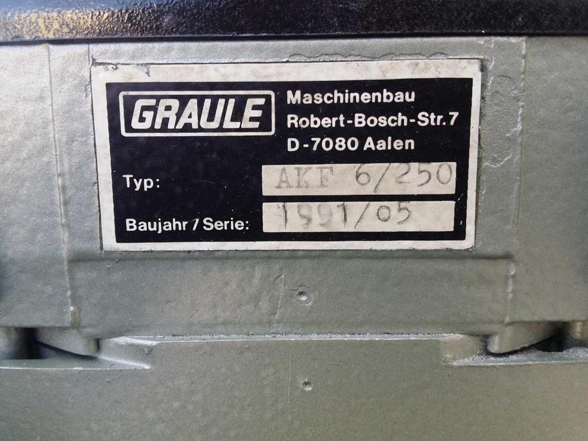 Used POLE MILLING MACHINE GRAULE AKF 6/250