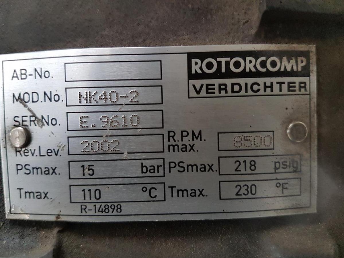 Used COMPRESSOR - SCREW COMPRESSOR AIRPOL 5/0,8 NK40 YEAR 2002