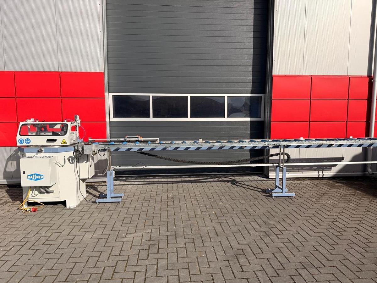 Used SINGLE HEAD HAFFNER SAW US 164 YEAR 2009 WITH PICKUP TABLE