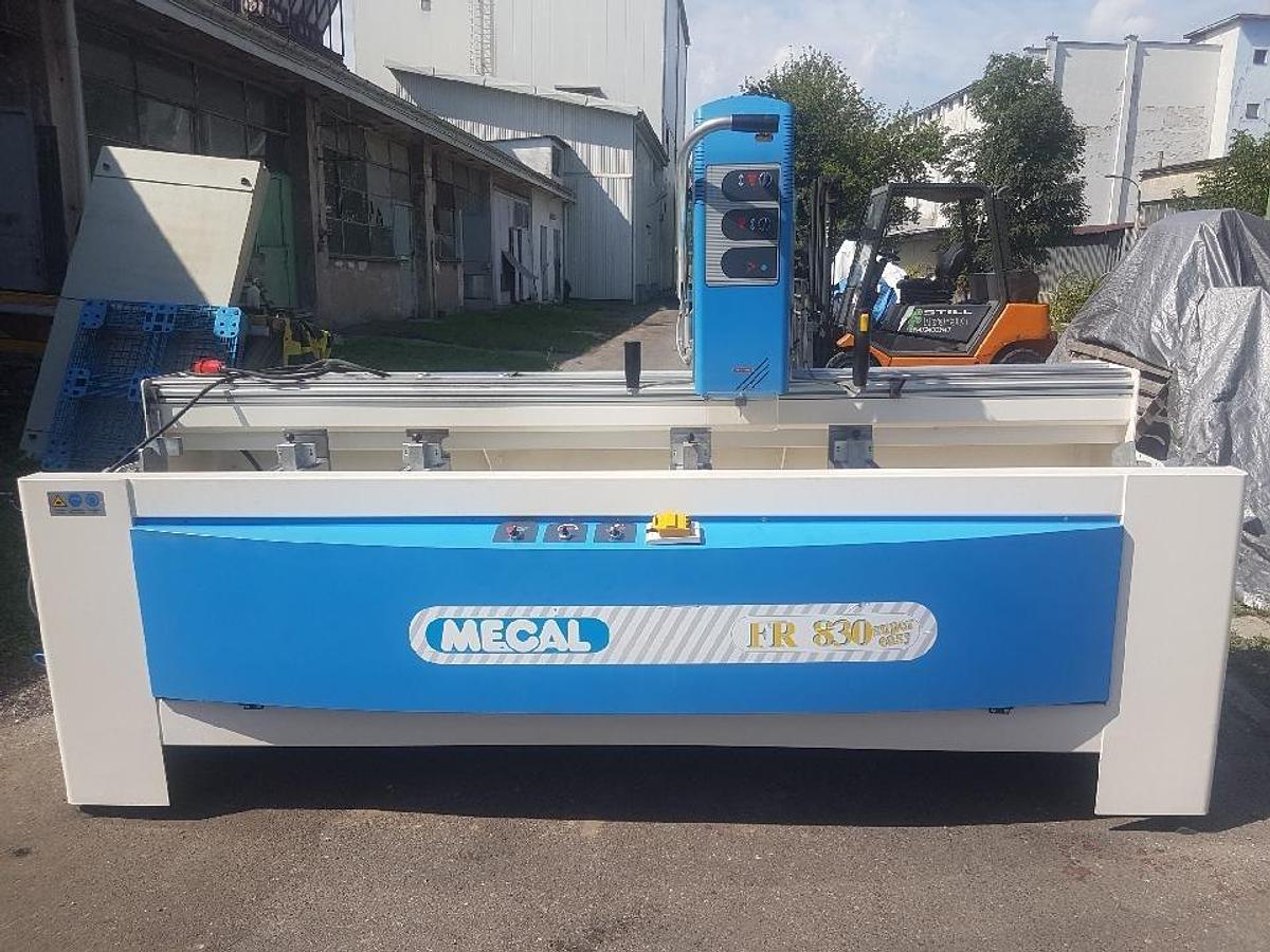Used MECAL FR 830 SUPER EASY MILLING AND COPYING MACHINE FOR AL, PVC AND STEEL YEAR 2004