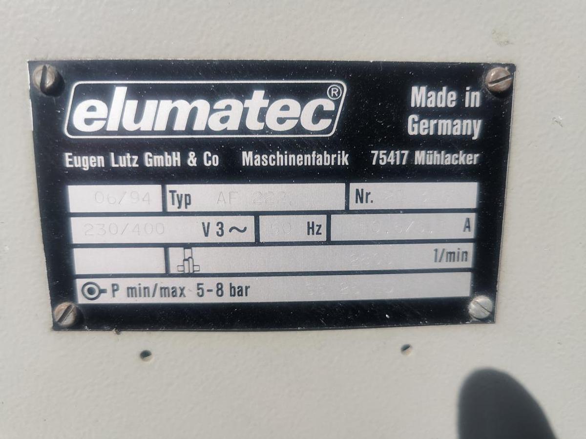 Używane FREZARKA DO SŁUPKA ELUMATEC AF 222FREZARKA DO SŁUPKA ELUMATEC AF 222 ROK 1994