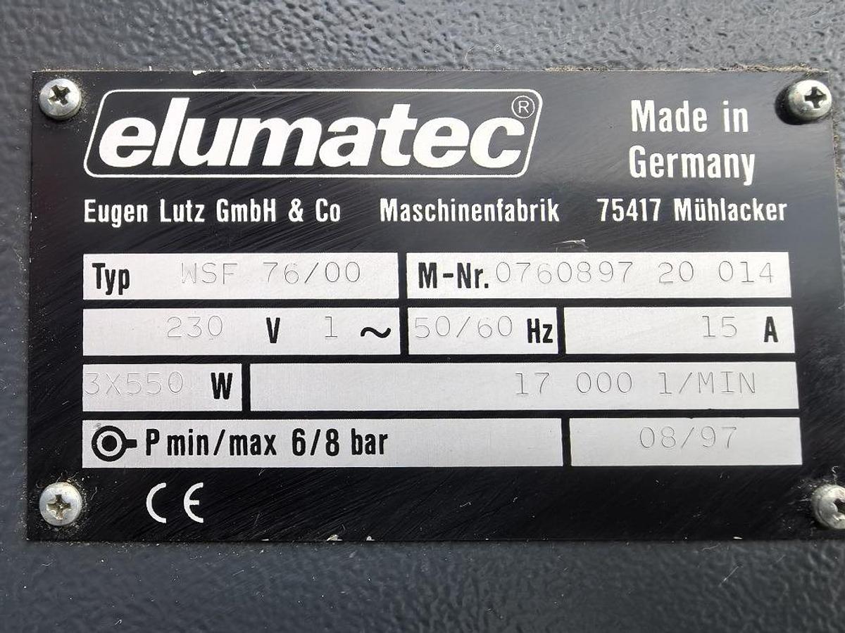 Used DRAIN MILLING MACHINE AUTOMATIC ELUMATEC WSF 76/00