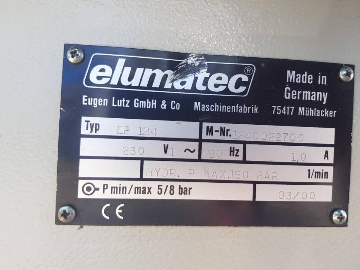 Used CRIMPING MACHINE ELUMATEC EP 124 YEAR 2000