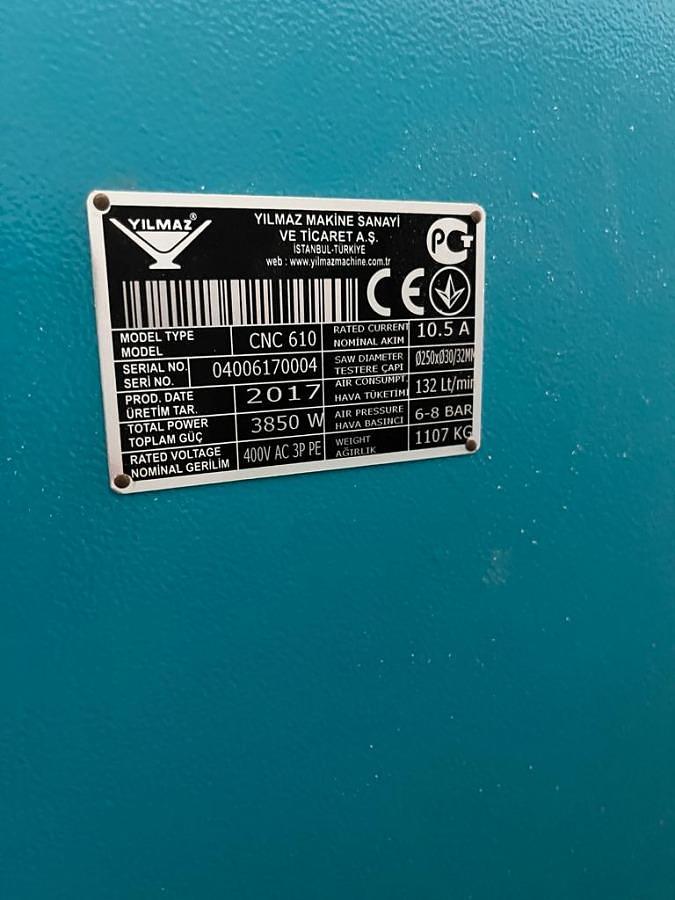 Used WELDING AND CLEANING LINE YILMAZ DK 540 , YILMAZ CNC 610 YEAR 2017