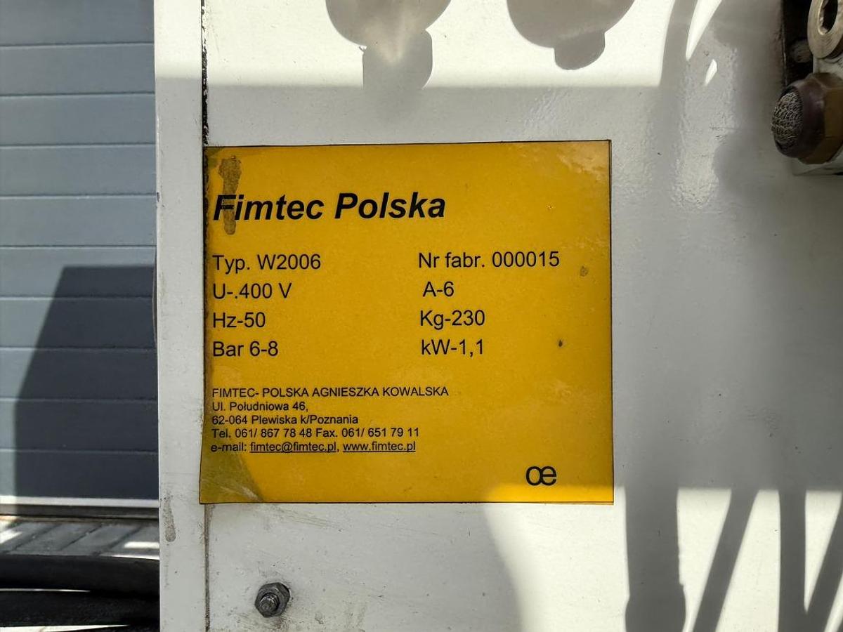 Używane WIERTNICA AUTOMATYCZNA OTWORÓW POD ZAWIASY W RAMIE FIMTEC F-16 JO / W2006 ROK 2006
