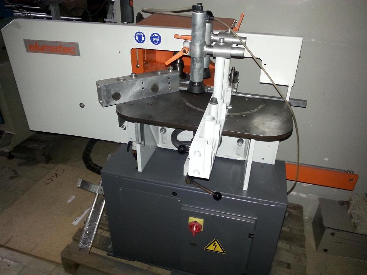 Used ELUMATEC AF 222 POST MILLING MACHINE FOR PVC AND AL