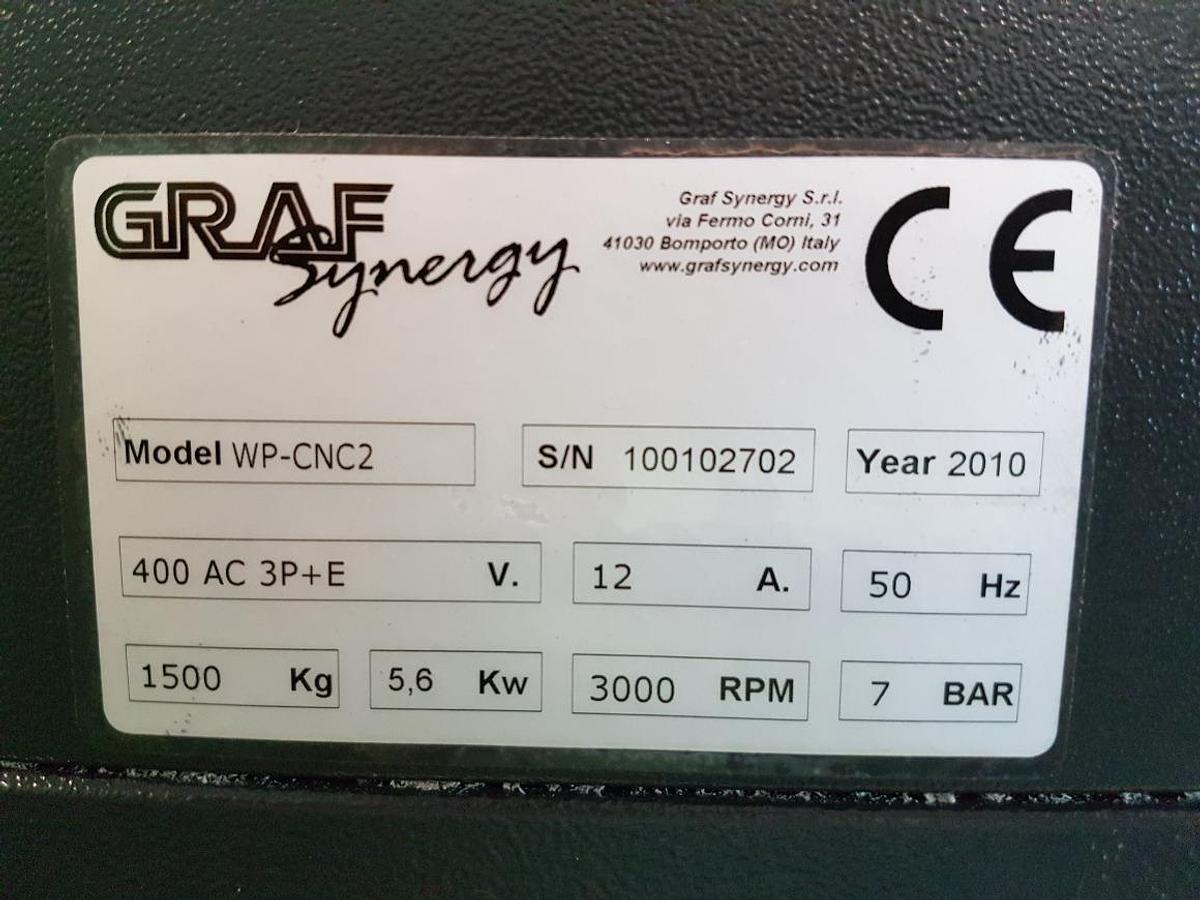 Used AUTOMATIC CNC CLEANING MACHINE GRAF SYNERGY / FIMTEC WP CNC 2 YEAR 2010