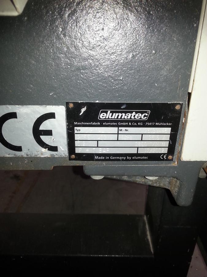Used ELUMATEC DOUBLE-HEAD AUTOMATIC SAW DG 142/01 YEAR 2002