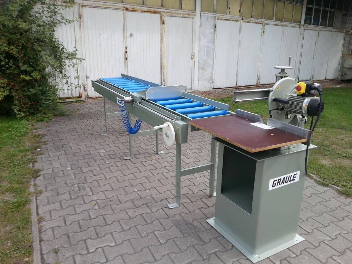 Used SINGLE HEAD GRAULE SAW ZS 85 NS YEAR 2001 WITH TABLE