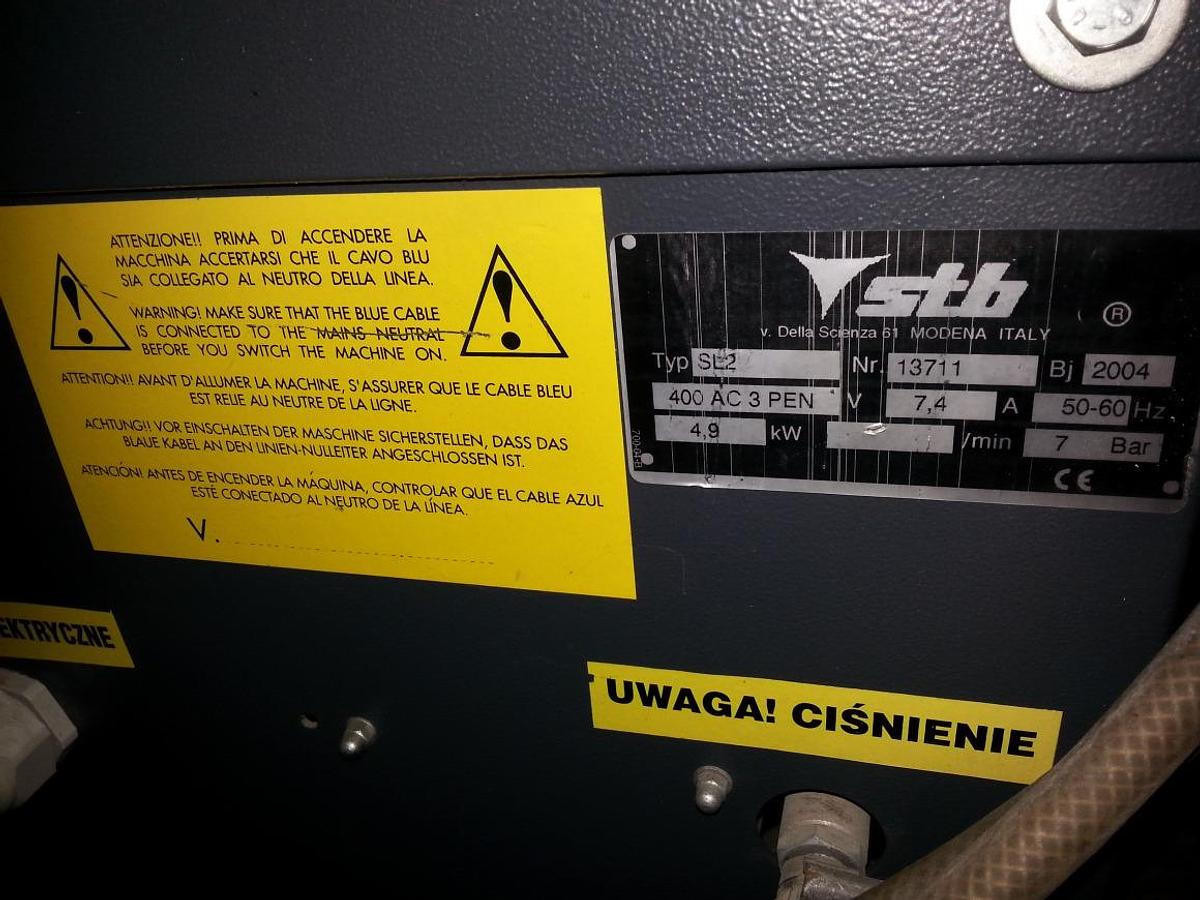 Used DOUBLE HEAD WELDING MACHINE STB/FIMTEC SL 2 YEAR 2004 NO 13711
