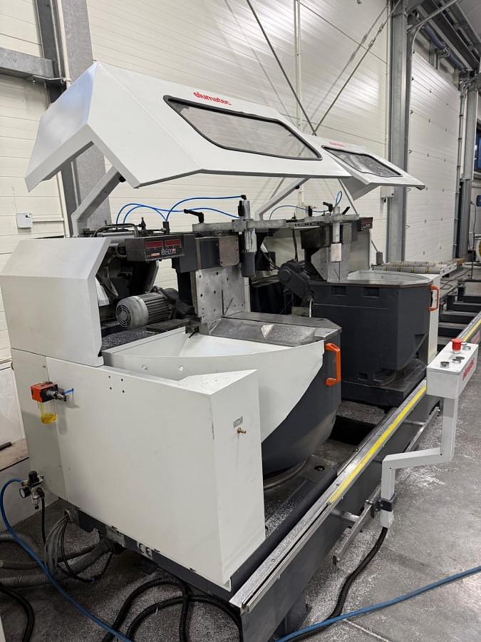Used ELUMATEC DOUBLE-HEAD AUTOMATIC SAW DG 244 YEAR 1998
