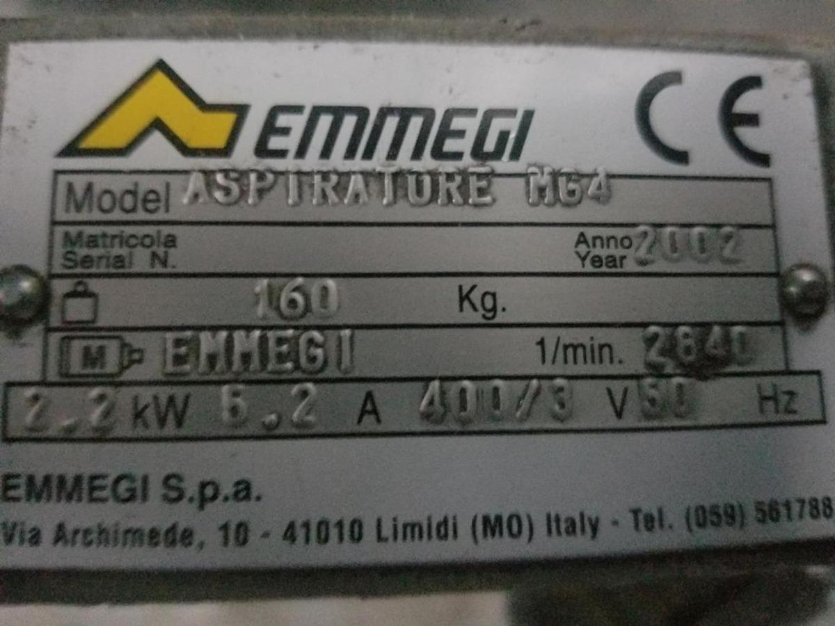 Używane ODCIĄG WIÓRÓW EMMEGI ASPIRATORE M 64