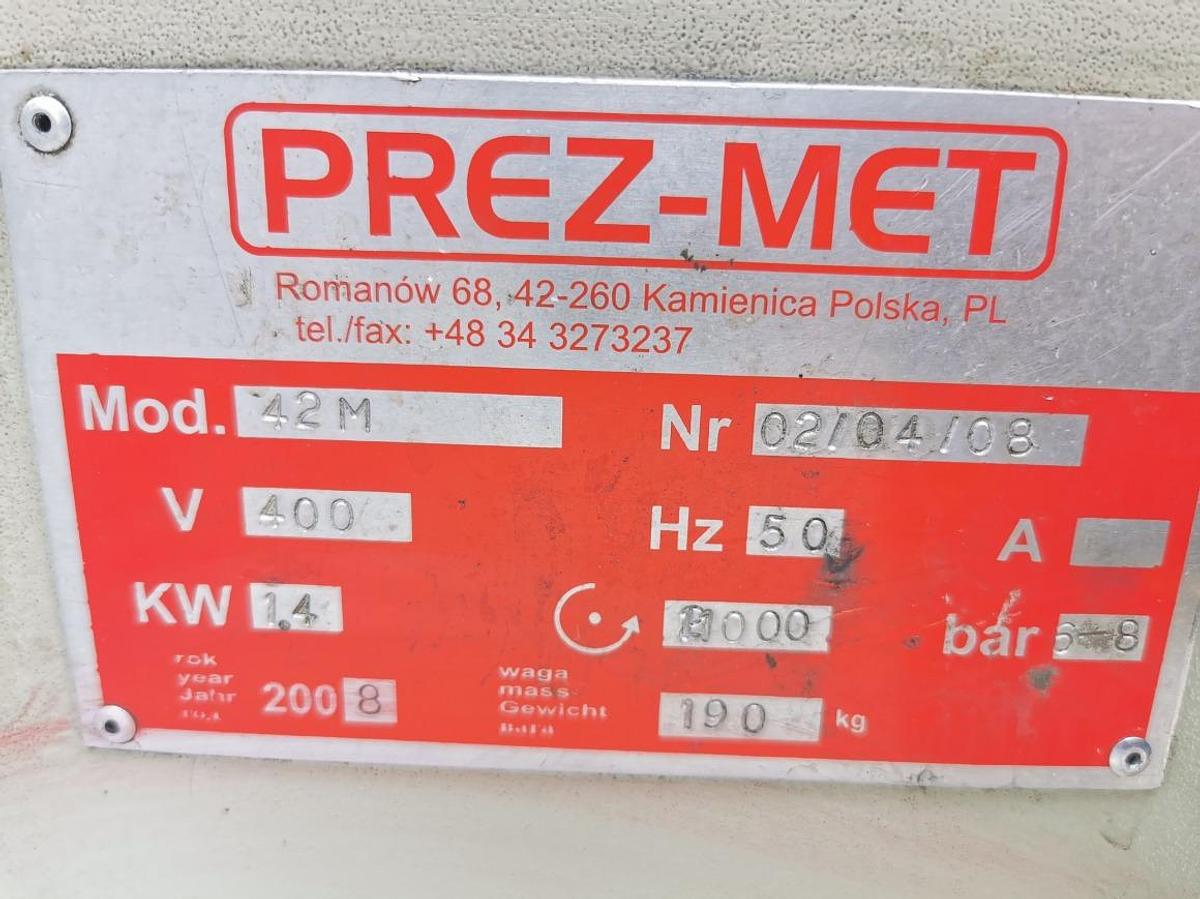 Used MILLING AND COPYING MACHINE PREZ-MET 42 M YEAR 2008