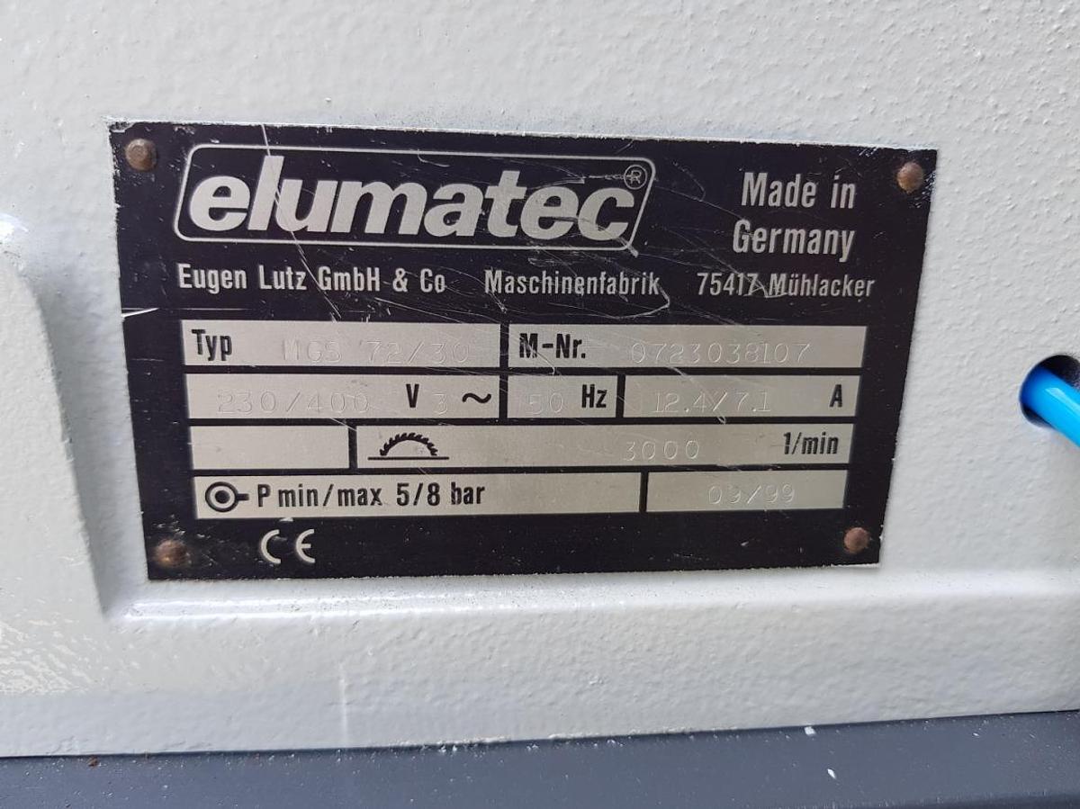 Używane PIŁA JEDNOGŁOWICOWA ELUMATEC MGS 72/30 ROK 1999