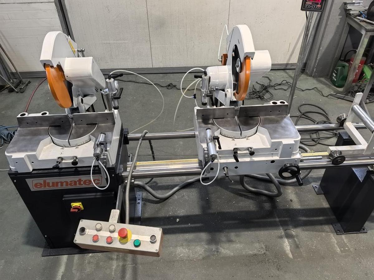 Used ELUMATEC DOUBLE-HEAD SAW DG 79