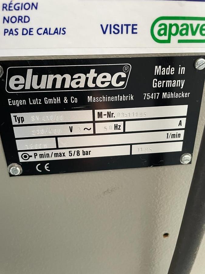 Used ELUMATEC CORNER CLEANING MACHINE SV 410/00