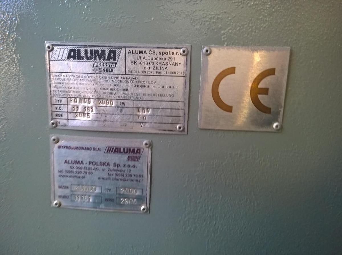Used CLEANING MACHINE ALUMA RONDO 2000 YEAR 2005