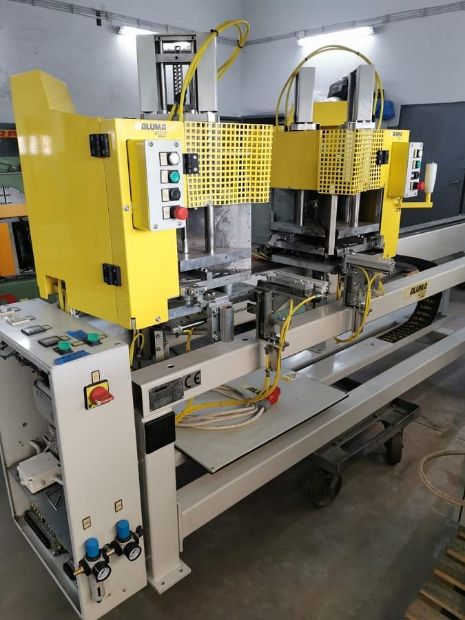 Used DOUBLE HEAD WELDING MACHINE ALUMA APOLLO 2A PLUS YEAR 2008