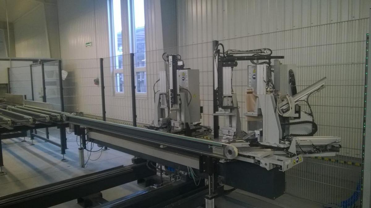 Used ELUMATEC SEALING AND CLEANING LINE YEAR 2010
