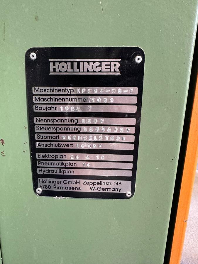 Używane ZGRZEWARKA JEDNOGŁOWICOWA HOLLINGER KPSM 4-SBE