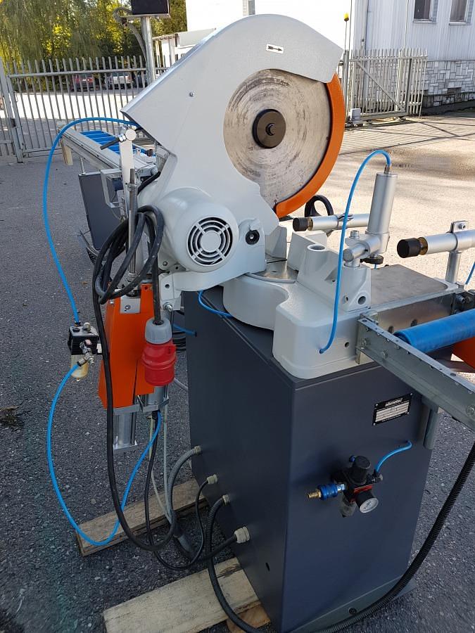 Used ELUMATEC SINGLE HEAD AUTOMATIC SAWING MACHINE MGS 73/33 2001 YEAR