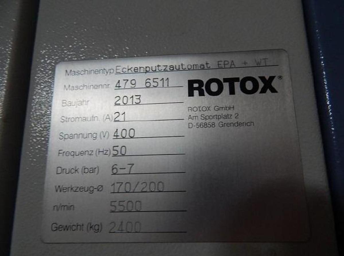 Używane LINIA ZGRZEWAJĄCO - CZYSZCZĄCA ROTOX ROK 2013