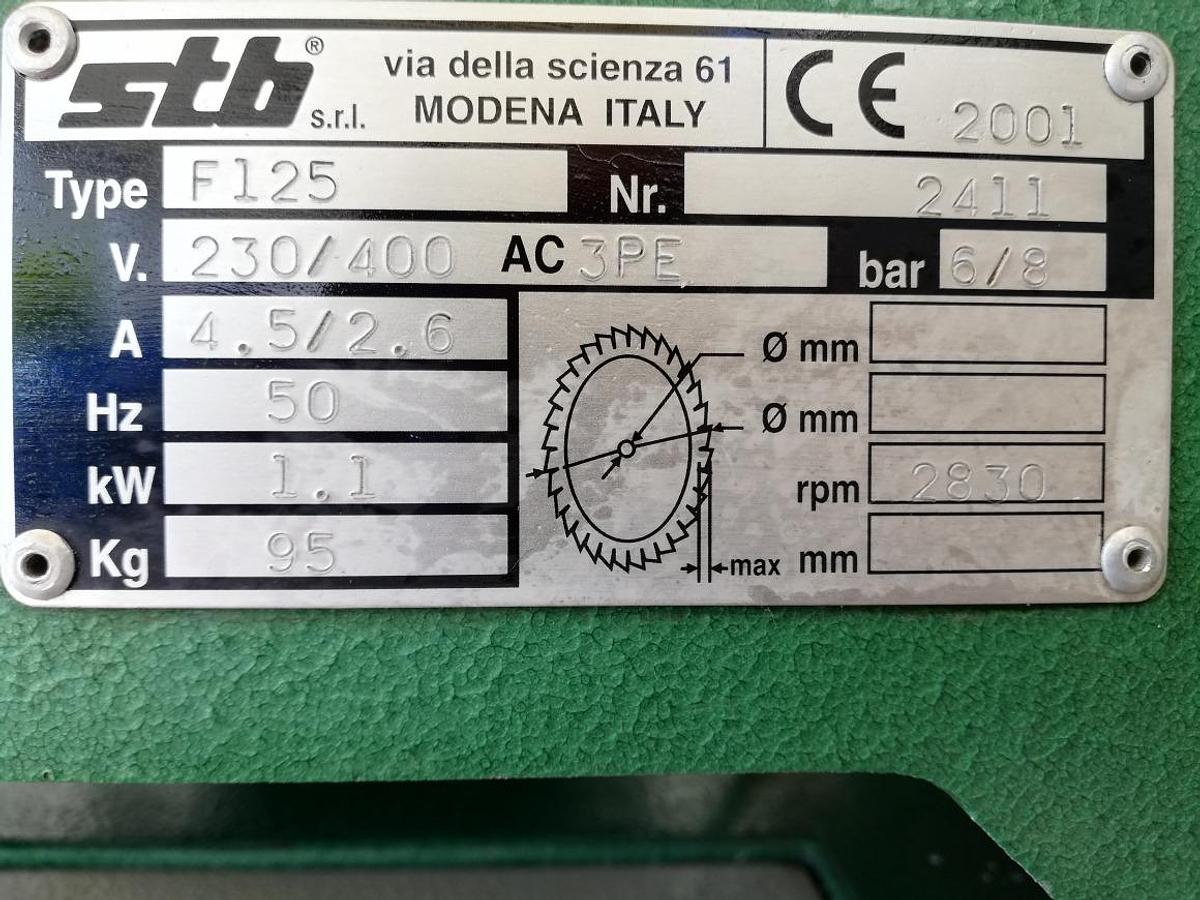 Used POLE MILLING MACHINE STB F 125 YEAR 2001