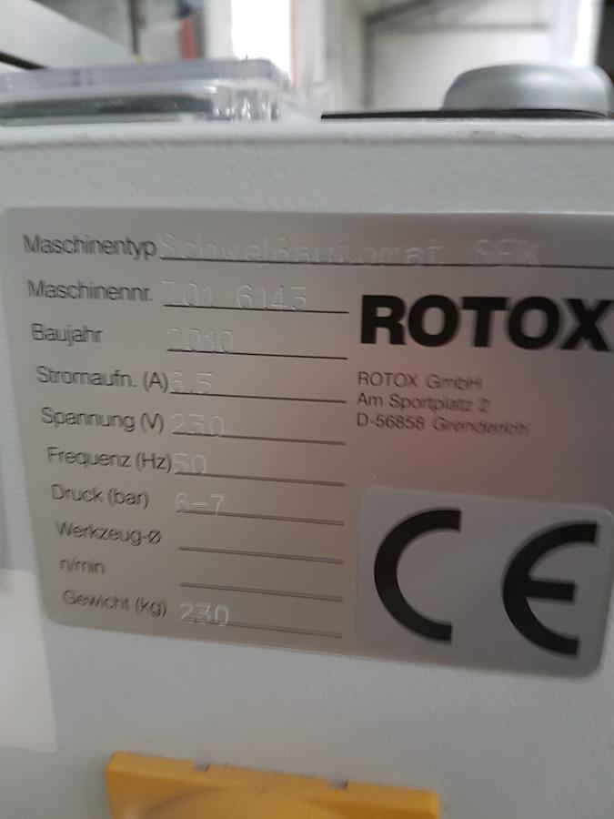 Używane ZGRZEWARKA JEDNOGŁOWICOWA ROTOX SEK - 701 ROK 2010