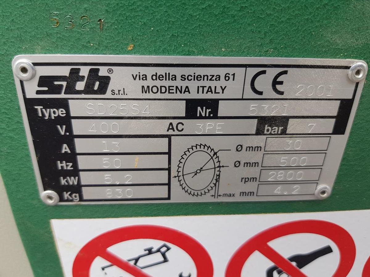 Używane PIŁA AUTOMATYCZNA DWUGŁOWICOWA  STB SD 25 S4 ROK 2001