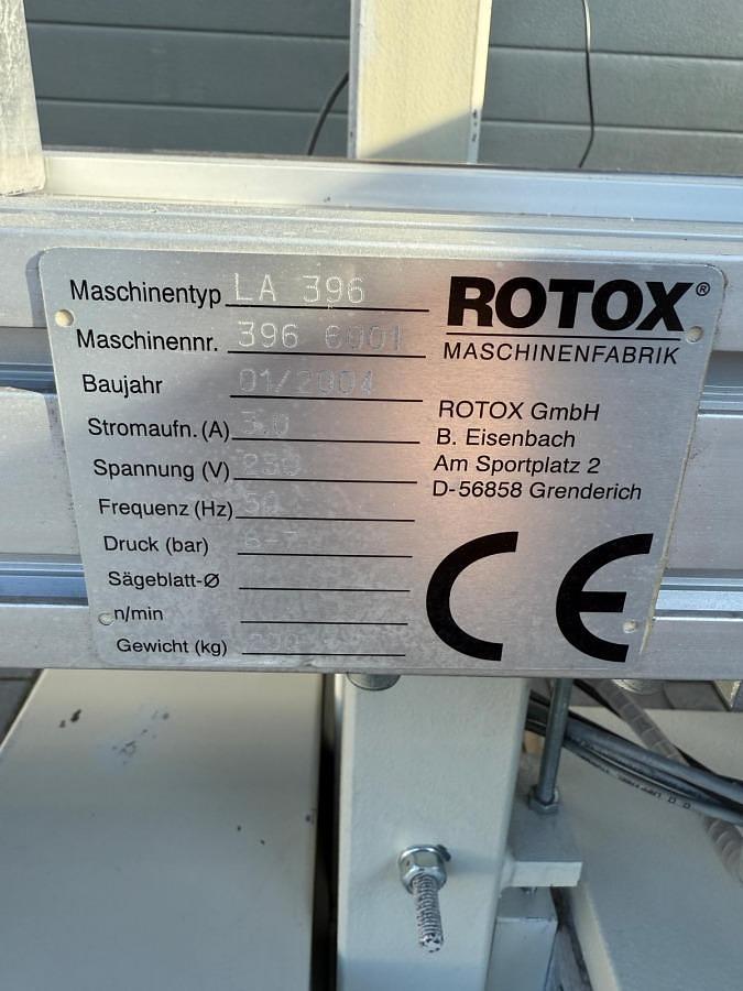 Używane PIŁA DO LISTEW PRZYSZYBOWYCH ROTOX GLA 403 ROK 2004 Z LA 396