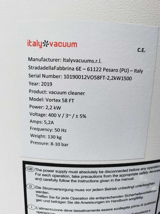 Used CHIP EXTRACTION ITALYVACUUM VORTEX 58 FT YEAR 2019