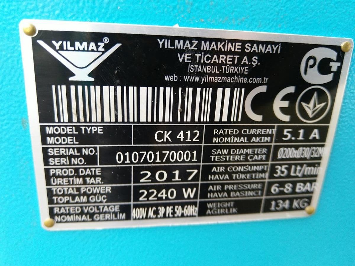 Used GLAZING BAR SAW YILMAZ CK 412 YEAR 2017