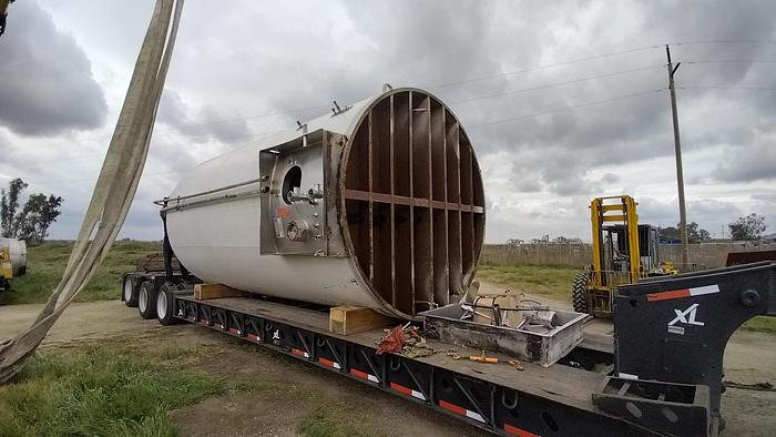 Used Tank, 10,000 Gallon, S/st, Jkt, Agit, DCI, Silo #C744332