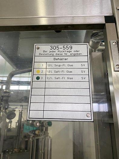 Used 1997 KRONES FILLING LINE FOR NONCARBONATED DRINKS (4.000 L/h)
