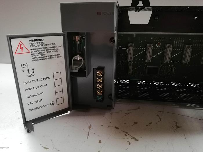 Used ALLEN-BRADLEY SLC 500 1746-P1 + SLC 500 1746-A10