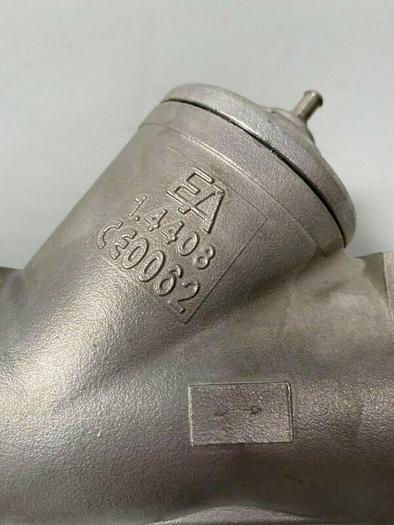 Used Stainless Steel Valve System w/ 1/8" & 2" Hose Fitting