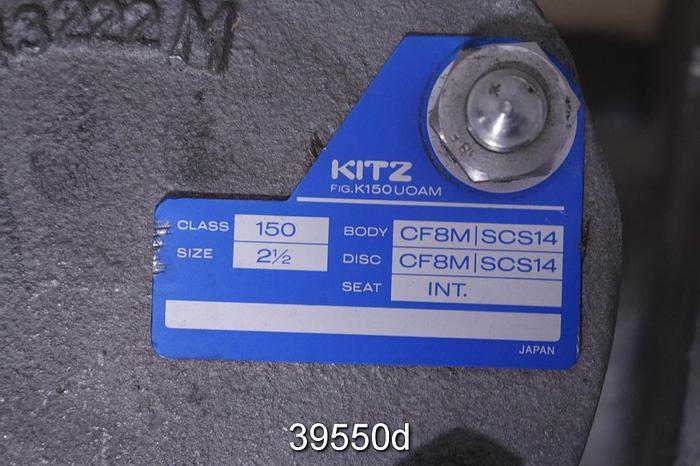 Unused Kitz 2.5" Swing Check Valve #39550