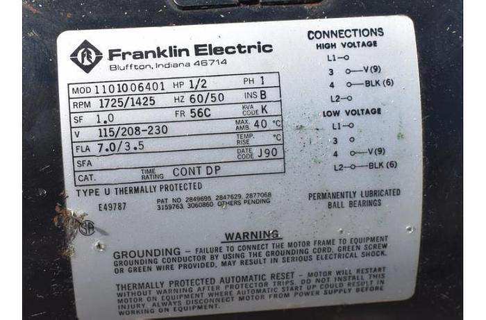 D'occasion USED VACUUM PUMP, ALCATEL 2004A, 3.2 CFM