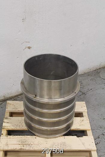 Unused Bird 200 Pressure Screen Basket, .008 Slots #29750