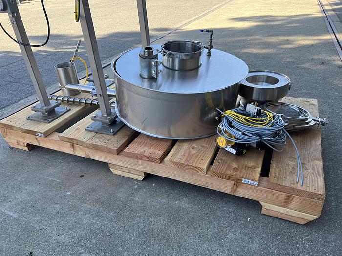 Used Feeder, Screw, 2" x 60", S/St, Schenk, Loss-in-Weight #S744835