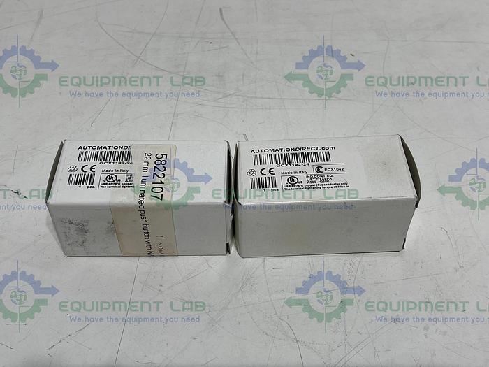 Lot of 2 - Automation Direct  GCX1192-24 Green Push Button