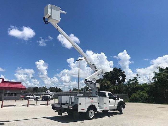 Used Versalift VST40-MH 45ft Bucket Boom on 2015 Ford F550 4x4 Reg Cab Utility Truck – C44902