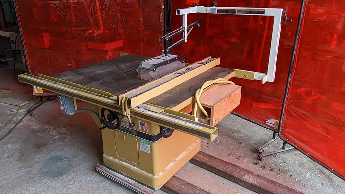 Used Powermatic 72A 12'' Table Saw Biesemeyer Blade Guard