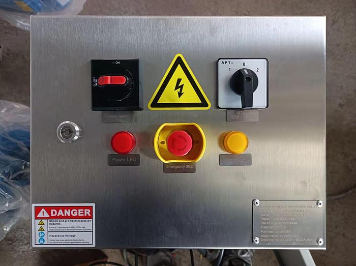 NEW 200 CU. FT. DOUBLE RIBBON BLENDER - S/S - 30 HP