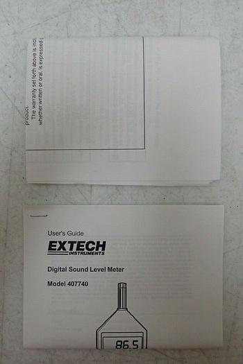 Used Extech 407740 Digital Sound Level Meter