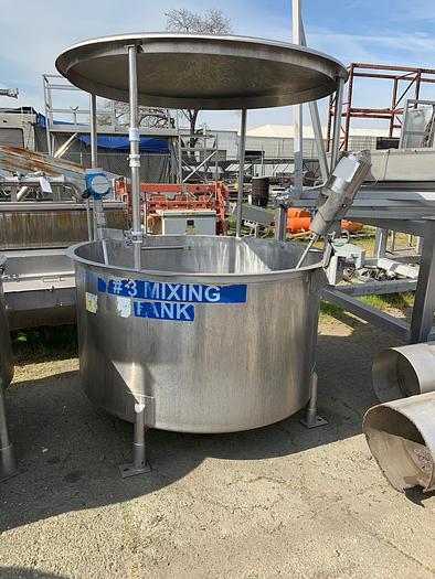 400 Gallon Stainless Steel Mix Tank