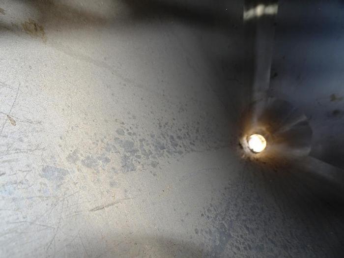 Used Hopper, 3.5 CF, S/st, Precision Stainless, Cone Bottom, #S742483