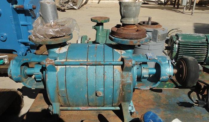 Used Pump, Vacuum, Liquid Ring, Kinney, C/st, 1.5", 75 CFM #S741620